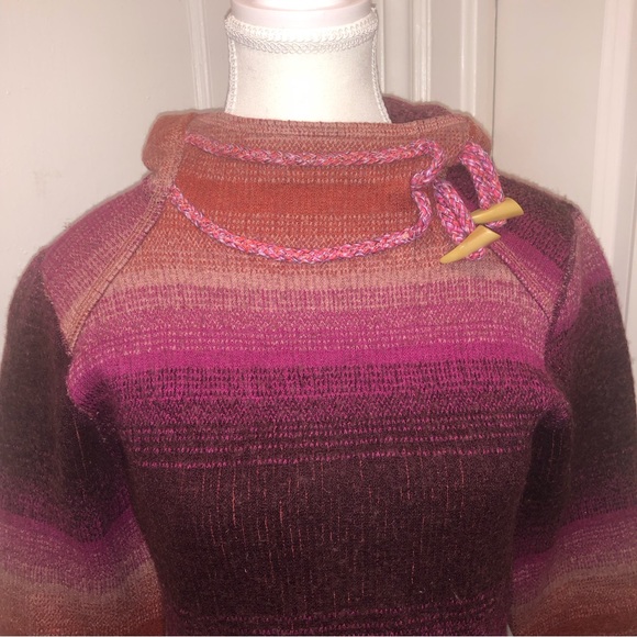 Prana ladies wool mix hooded sweater size small - Picture 3 of 8